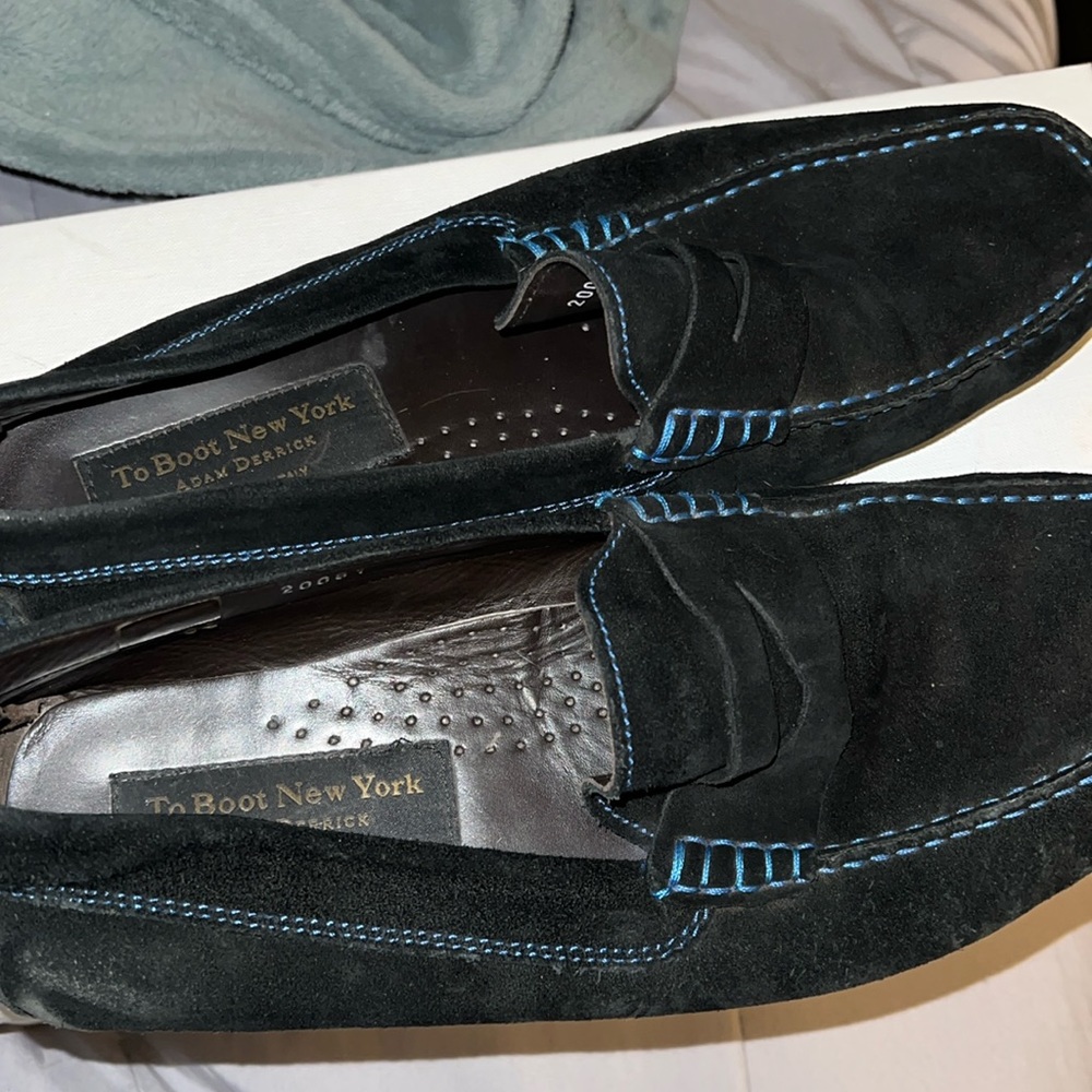 Driver Black Suede Driving Shoe